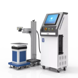 High Speed CO2 Flying Laser Marking Machine 高速CO2フライングレーザーマーキングマシン